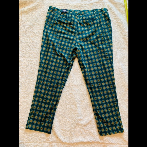 Land’s End Dark Academy Pants Green 14W New - Picture 4 of 9